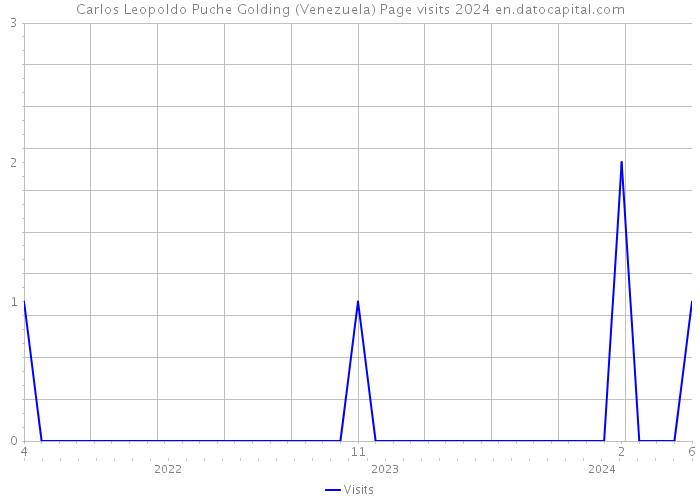 Carlos Leopoldo Puche Golding (Venezuela) Page visits 2024 