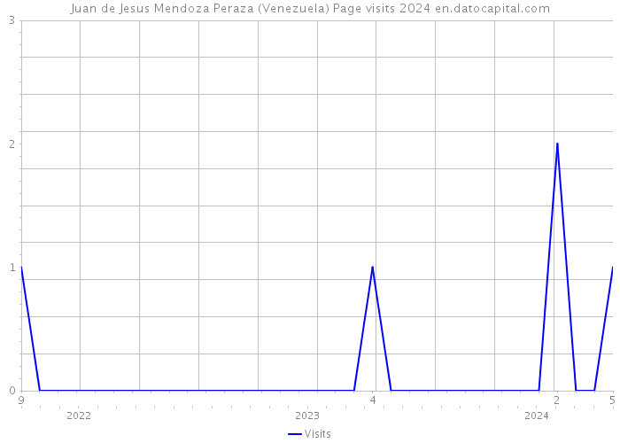 Juan de Jesus Mendoza Peraza (Venezuela) Page visits 2024 