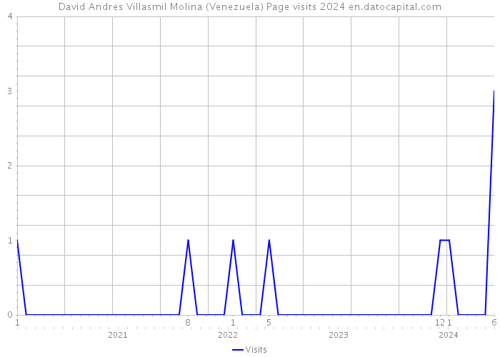 David Andres Villasmil Molina (Venezuela) Page visits 2024 