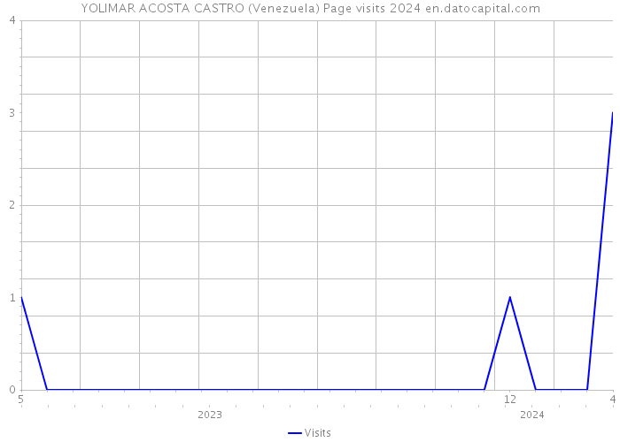 YOLIMAR ACOSTA CASTRO (Venezuela) Page visits 2024 