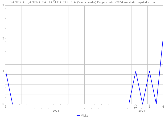 SANDY ALEJANDRA CASTAÑEDA CORREA (Venezuela) Page visits 2024 