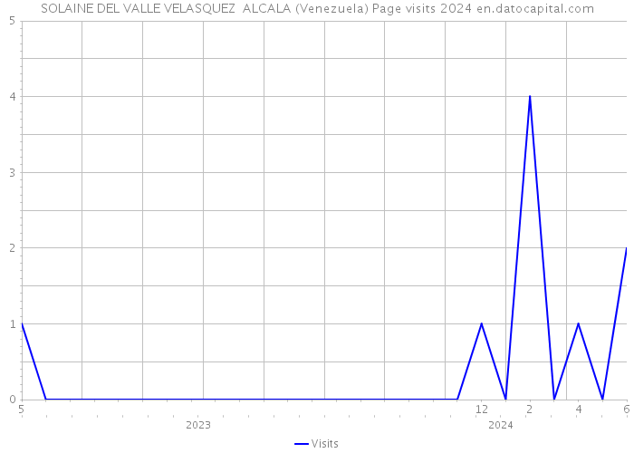 SOLAINE DEL VALLE VELASQUEZ ALCALA (Venezuela) Page visits 2024 