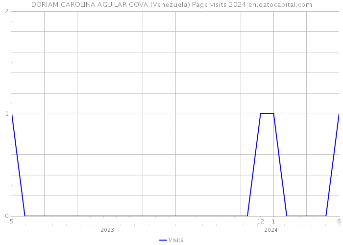 DORIAM CAROLINA AGUILAR COVA (Venezuela) Page visits 2024 