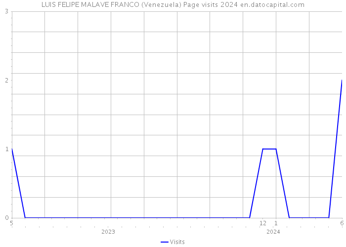 LUIS FELIPE MALAVE FRANCO (Venezuela) Page visits 2024 