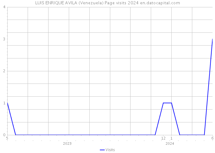 LUIS ENRIQUE AVILA (Venezuela) Page visits 2024 
