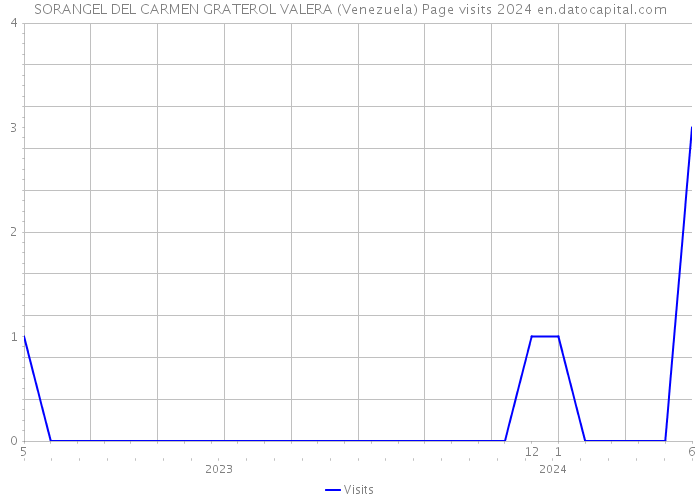 SORANGEL DEL CARMEN GRATEROL VALERA (Venezuela) Page visits 2024 