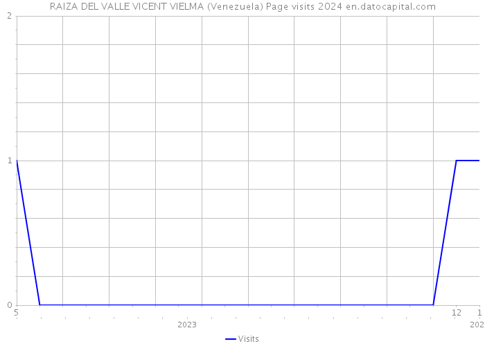 RAIZA DEL VALLE VICENT VIELMA (Venezuela) Page visits 2024 