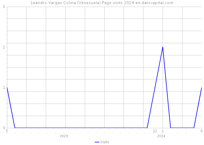 Leandro Vargas Colina (Venezuela) Page visits 2024 
