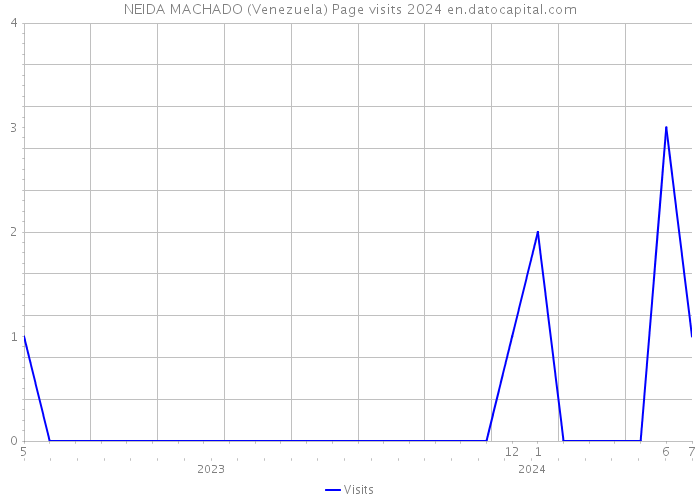 NEIDA MACHADO (Venezuela) Page visits 2024 