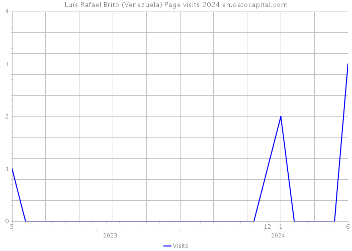Luís Rafael Brito (Venezuela) Page visits 2024 