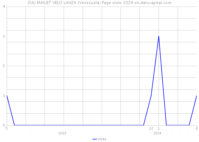 ZULI MAILET VELIZ LANZA (Venezuela) Page visits 2024 
