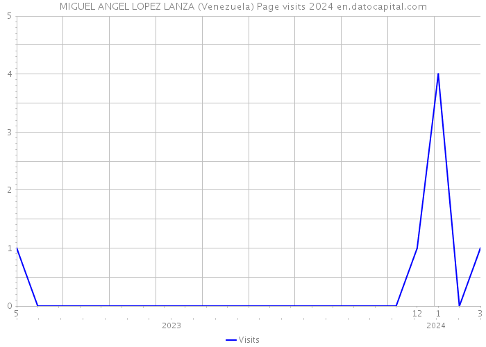 MIGUEL ANGEL LOPEZ LANZA (Venezuela) Page visits 2024 