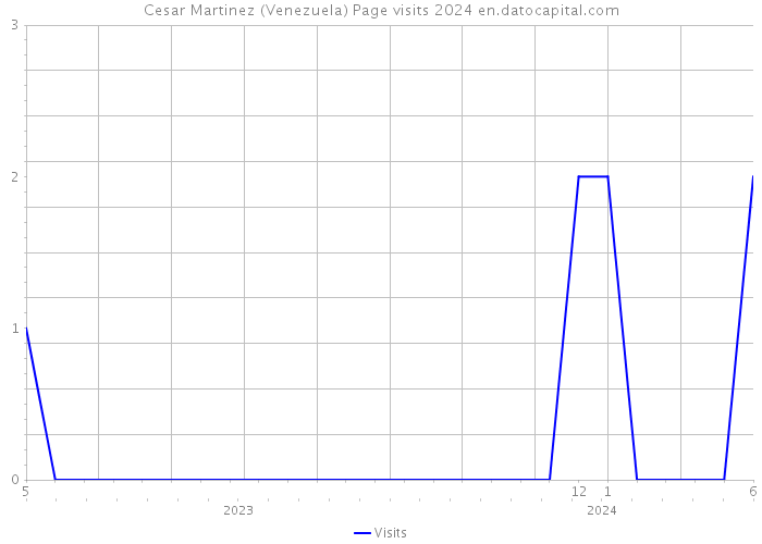 Cesar Martinez (Venezuela) Page visits 2024 