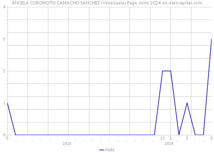 ANGELA COROMOTO CAMACHO SANCHEZ (Venezuela) Page visits 2024 