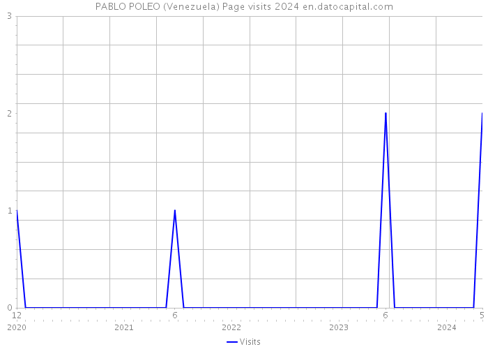 PABLO POLEO (Venezuela) Page visits 2024 