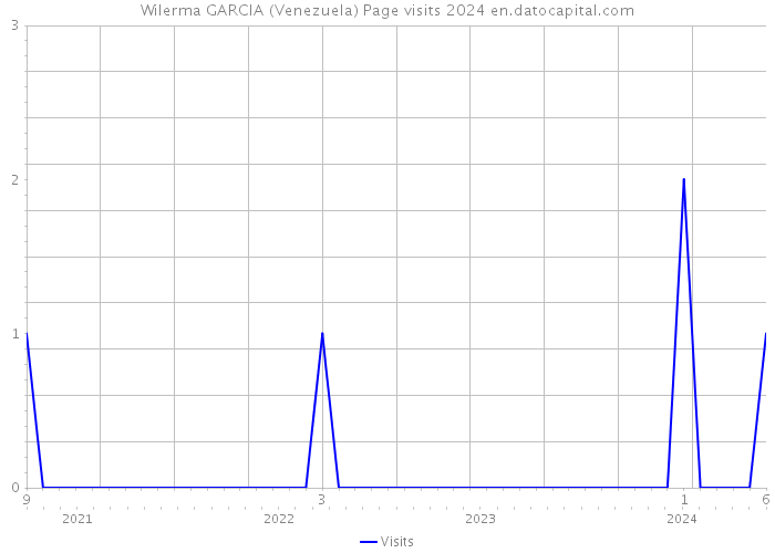 Wilerma GARCIA (Venezuela) Page visits 2024 