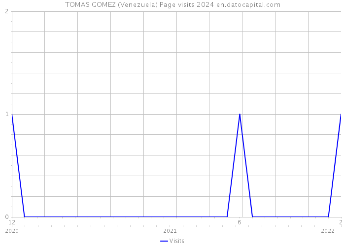 TOMAS GOMEZ (Venezuela) Page visits 2024 