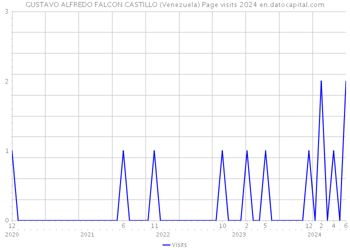 GUSTAVO ALFREDO FALCON CASTILLO (Venezuela) Page visits 2024 