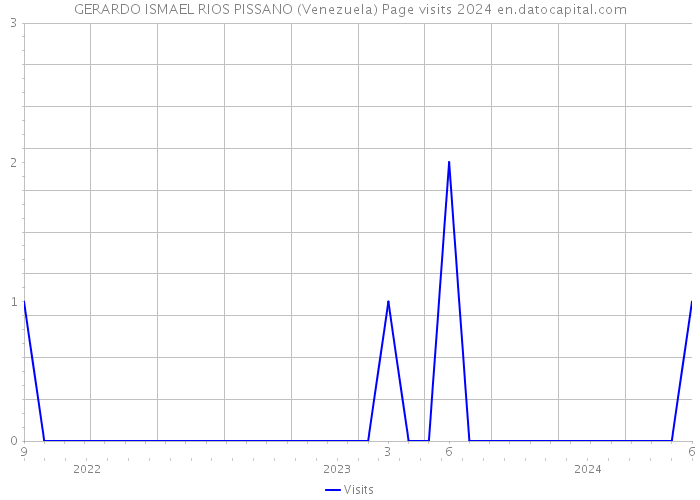 GERARDO ISMAEL RIOS PISSANO (Venezuela) Page visits 2024 