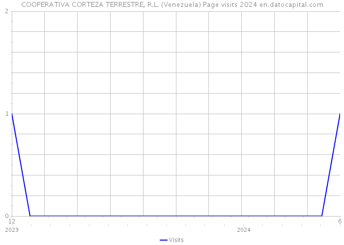 COOPERATIVA CORTEZA TERRESTRE, R.L. (Venezuela) Page visits 2024 