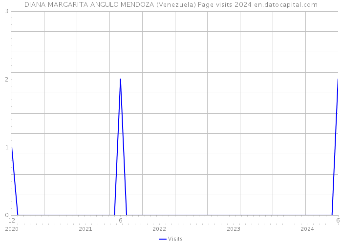 DIANA MARGARITA ANGULO MENDOZA (Venezuela) Page visits 2024 