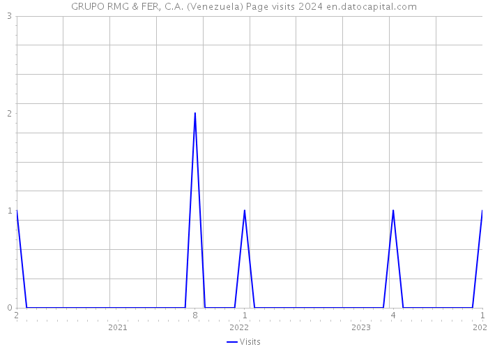 GRUPO RMG & FER, C.A. (Venezuela) Page visits 2024 