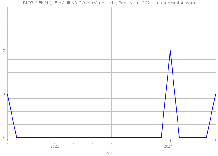 DIORIS ENRIQUE AGUILAR COVA (Venezuela) Page visits 2024 