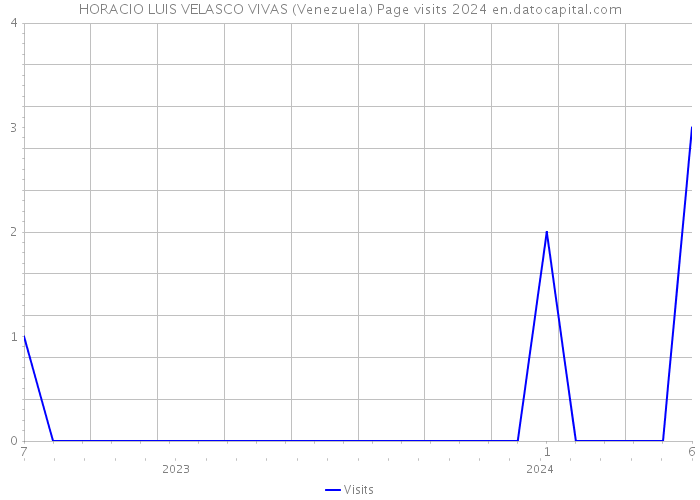 HORACIO LUIS VELASCO VIVAS (Venezuela) Page visits 2024 