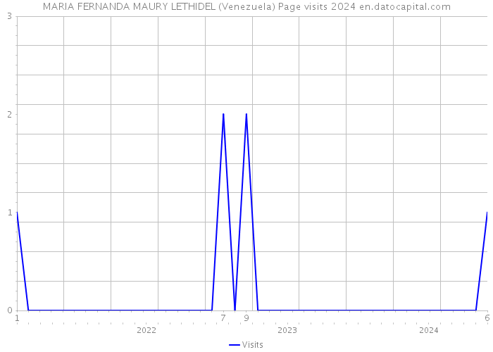 MARIA FERNANDA MAURY LETHIDEL (Venezuela) Page visits 2024 