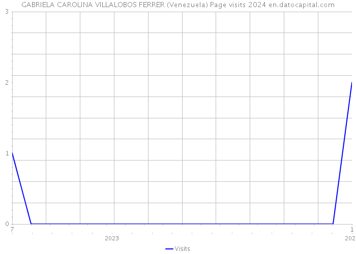GABRIELA CAROLINA VILLALOBOS FERRER (Venezuela) Page visits 2024 