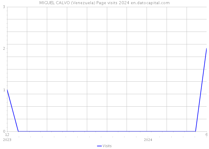 MIGUEL CALVO (Venezuela) Page visits 2024 