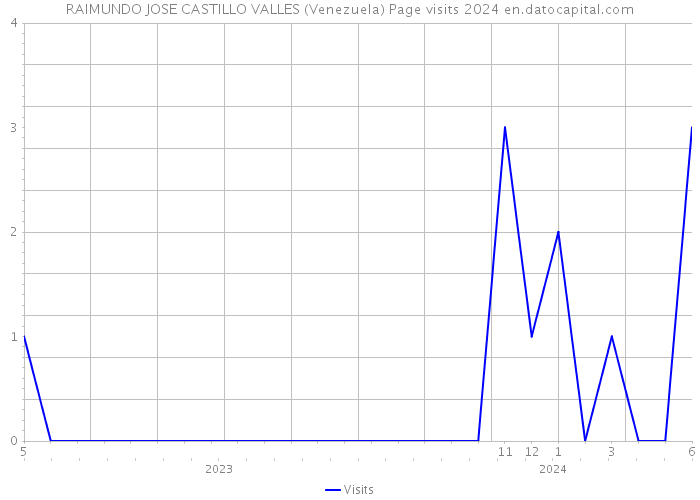 RAIMUNDO JOSE CASTILLO VALLES (Venezuela) Page visits 2024 