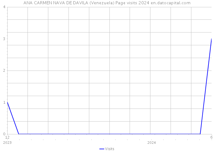 ANA CARMEN NAVA DE DAVILA (Venezuela) Page visits 2024 