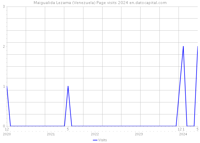 Maigualida Lezama (Venezuela) Page visits 2024 