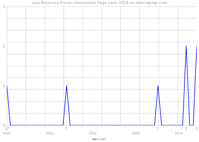 Luis Espinoza Flores (Venezuela) Page visits 2024 