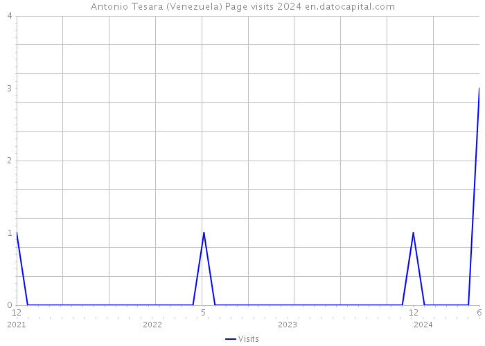 Antonio Tesara (Venezuela) Page visits 2024 