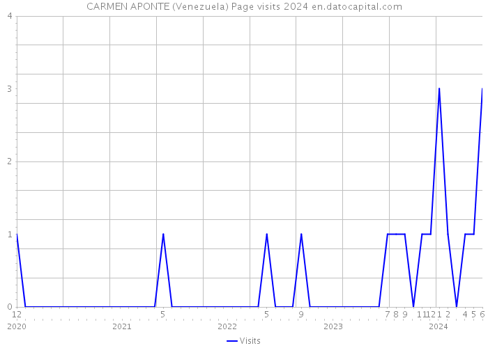 CARMEN APONTE (Venezuela) Page visits 2024 