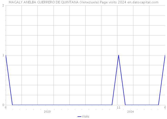 MAGALY ANELBA GUERRERO DE QUINTANA (Venezuela) Page visits 2024 