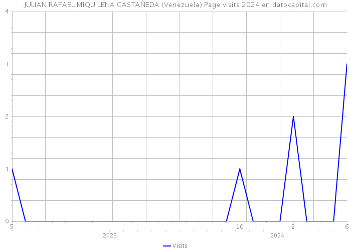 JULIAN RAFAEL MIQUILENA CASTAÑEDA (Venezuela) Page visits 2024 