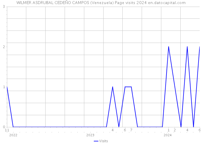 WILMER ASDRUBAL CEDEÑO CAMPOS (Venezuela) Page visits 2024 