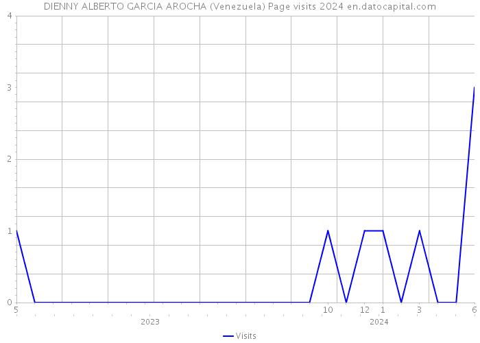 DIENNY ALBERTO GARCIA AROCHA (Venezuela) Page visits 2024 