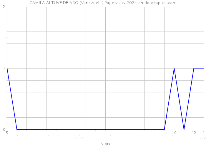 CAMILA ALTUVE DE ARO (Venezuela) Page visits 2024 