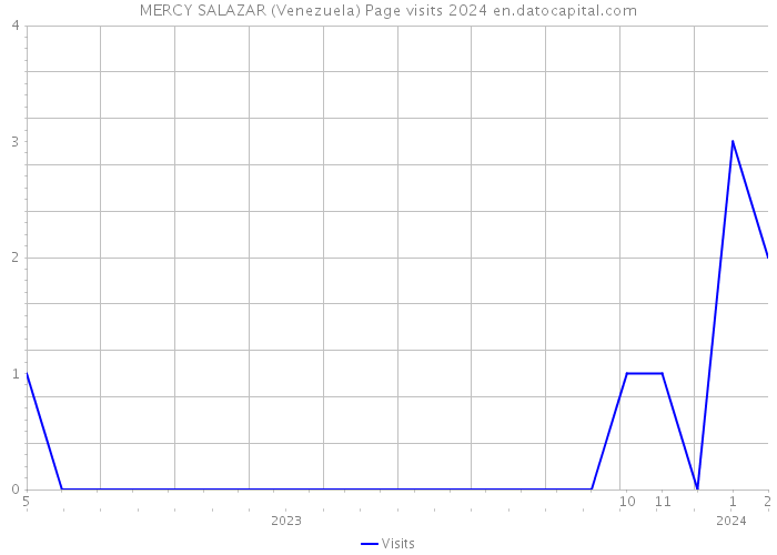 MERCY SALAZAR (Venezuela) Page visits 2024 