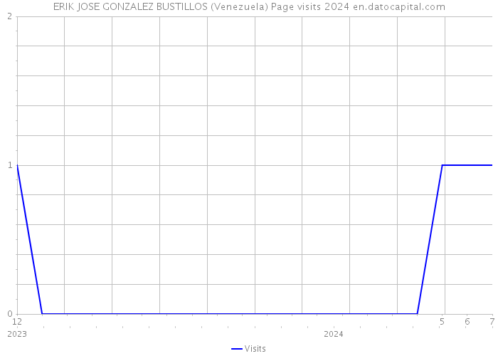 ERIK JOSE GONZALEZ BUSTILLOS (Venezuela) Page visits 2024 