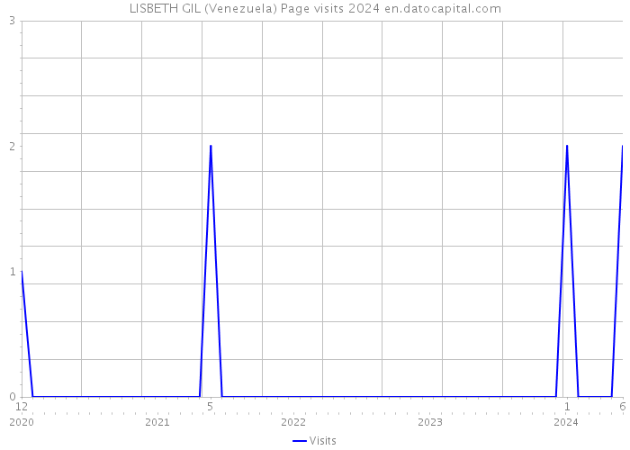 LISBETH GIL (Venezuela) Page visits 2024 
