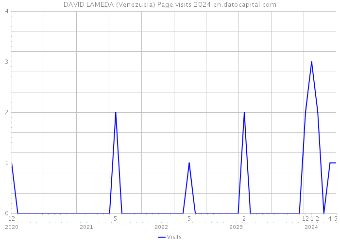 DAVID LAMEDA (Venezuela) Page visits 2024 