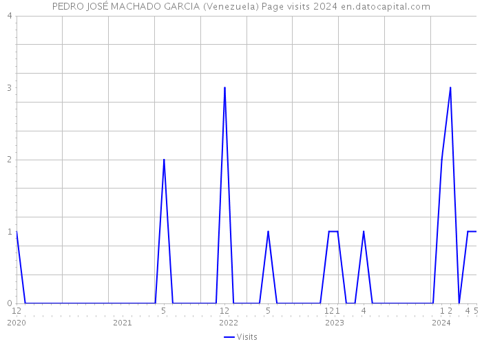PEDRO JOSÉ MACHADO GARCIA (Venezuela) Page visits 2024 