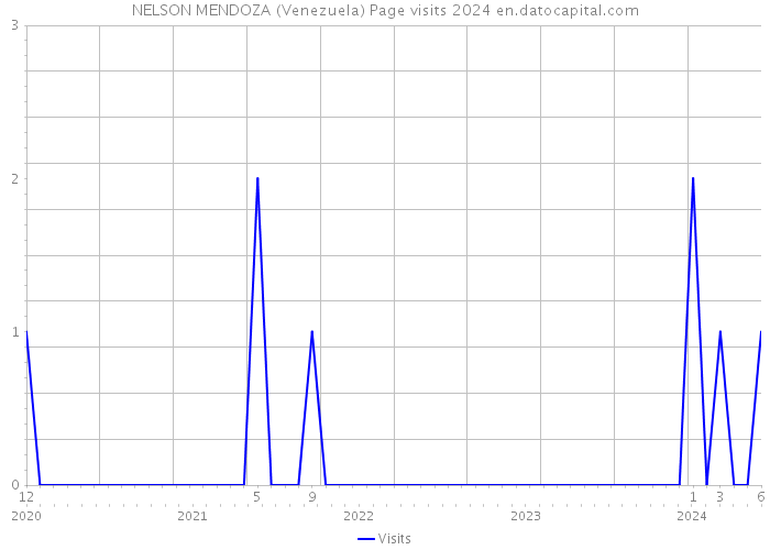 NELSON MENDOZA (Venezuela) Page visits 2024 