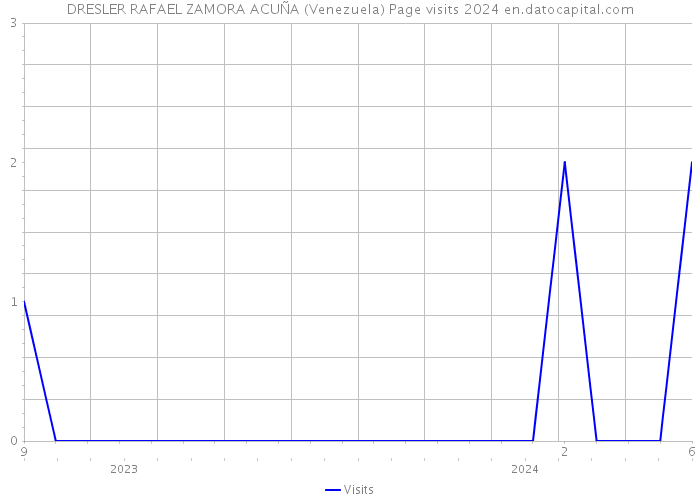 DRESLER RAFAEL ZAMORA ACUÑA (Venezuela) Page visits 2024 