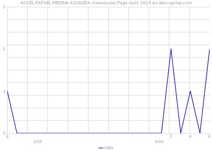 ANGEL RAFAEL MEDINA AGUILERA (Venezuela) Page visits 2024 